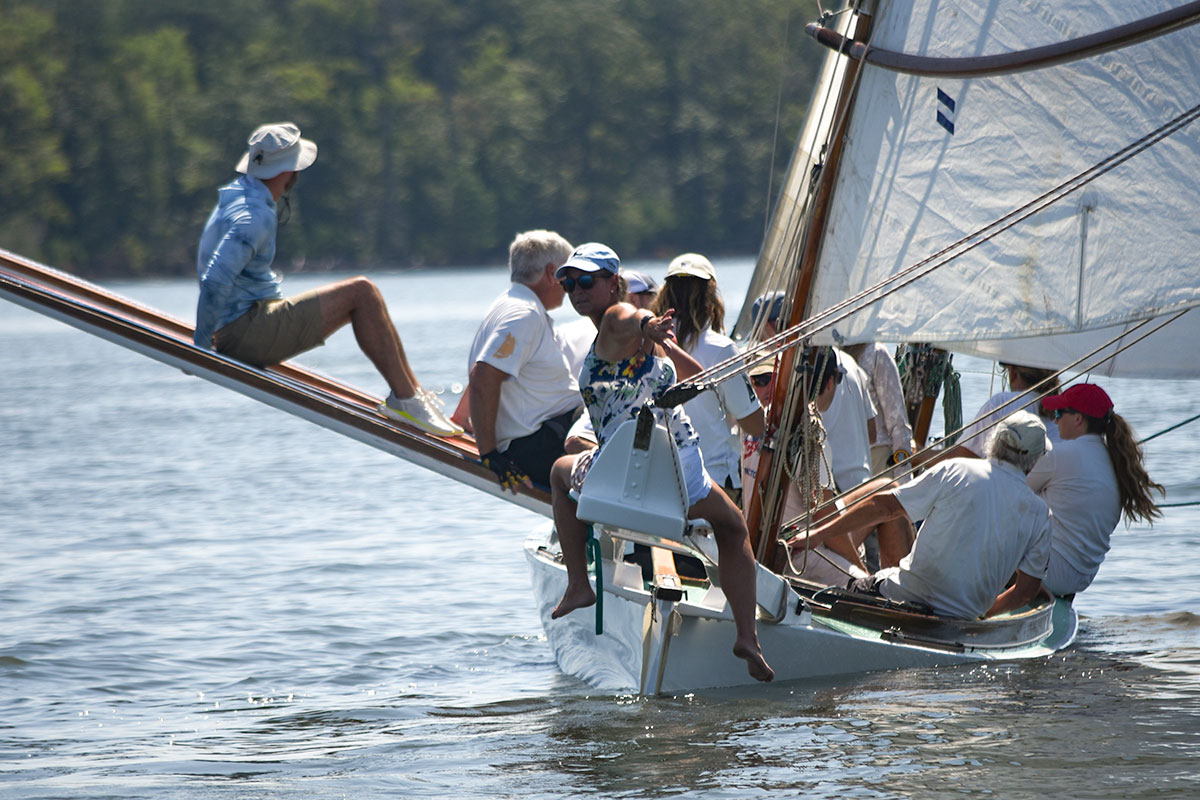 crew motioning to get out of the way